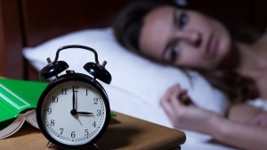 Alarm clock showing 3 a.m.